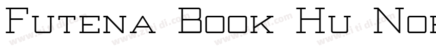Futena Book Hu Norma字体转换